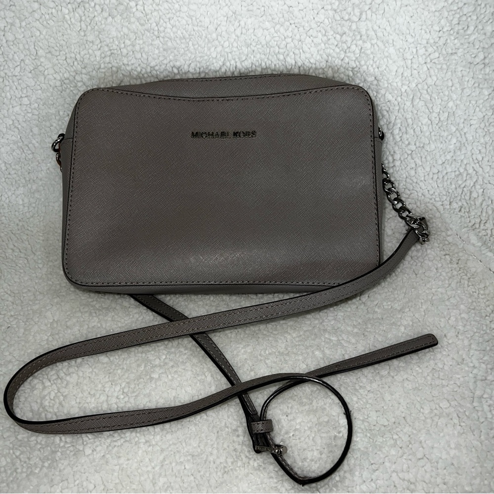 Michael Kors Gray Crossbody Bag